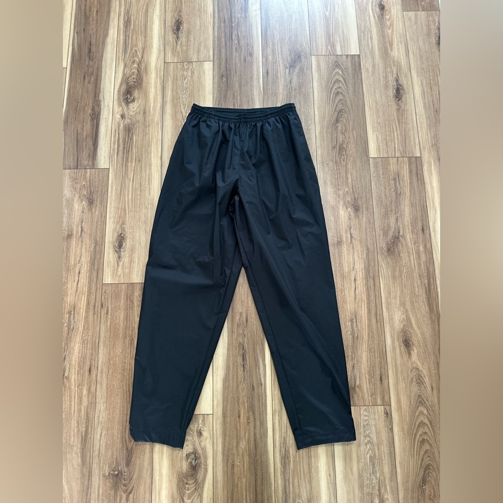 Nike men’s golf clima-fit black windbreaker pull on pants size large